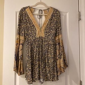 Free People Floral Romper